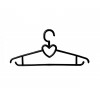 (ВП-13К) Вешалка-плечики пластиковая для трикотажа и легкой одежды